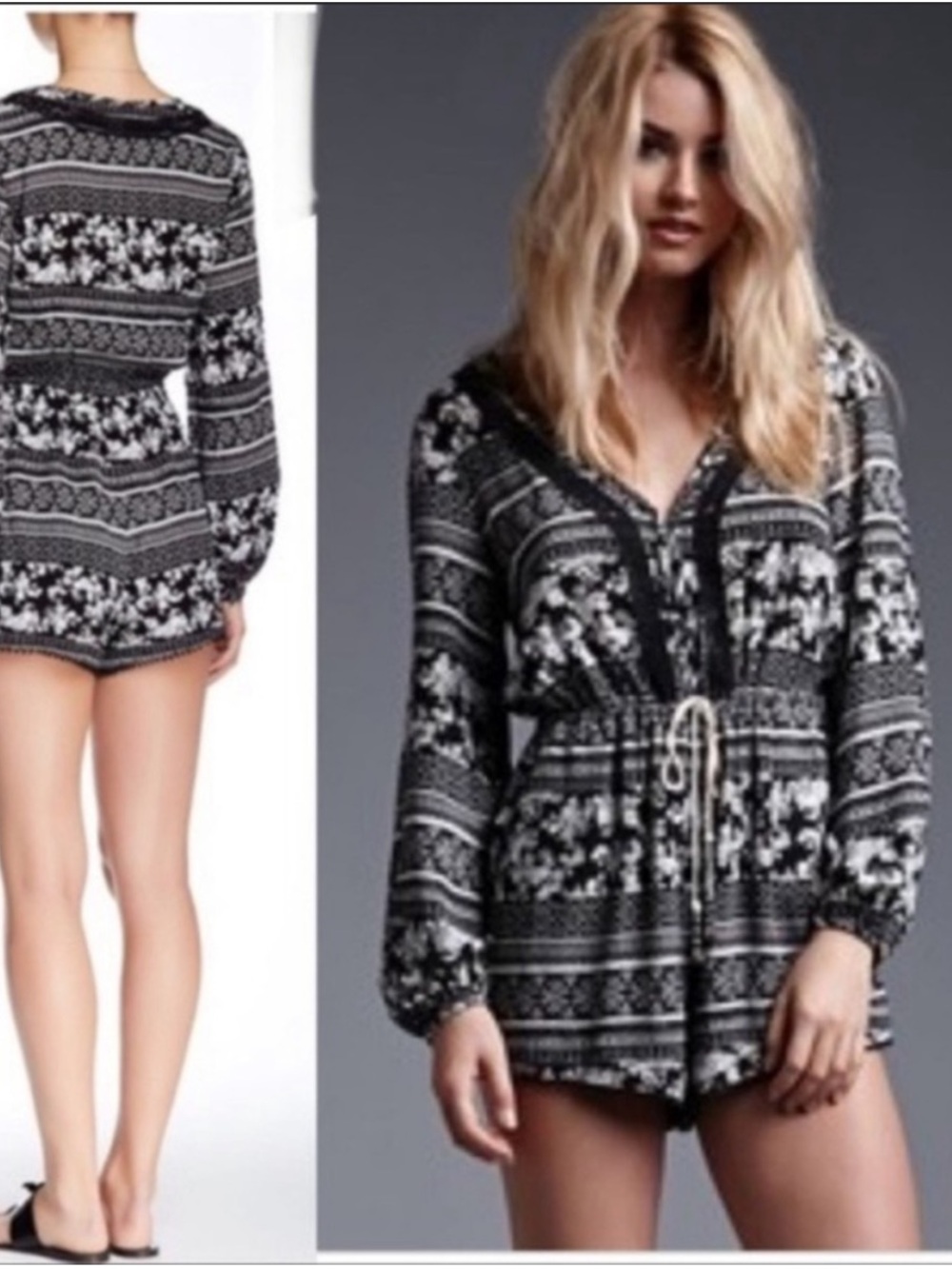House of Harlow 1960 Ainsley Boho Romper Playsuit